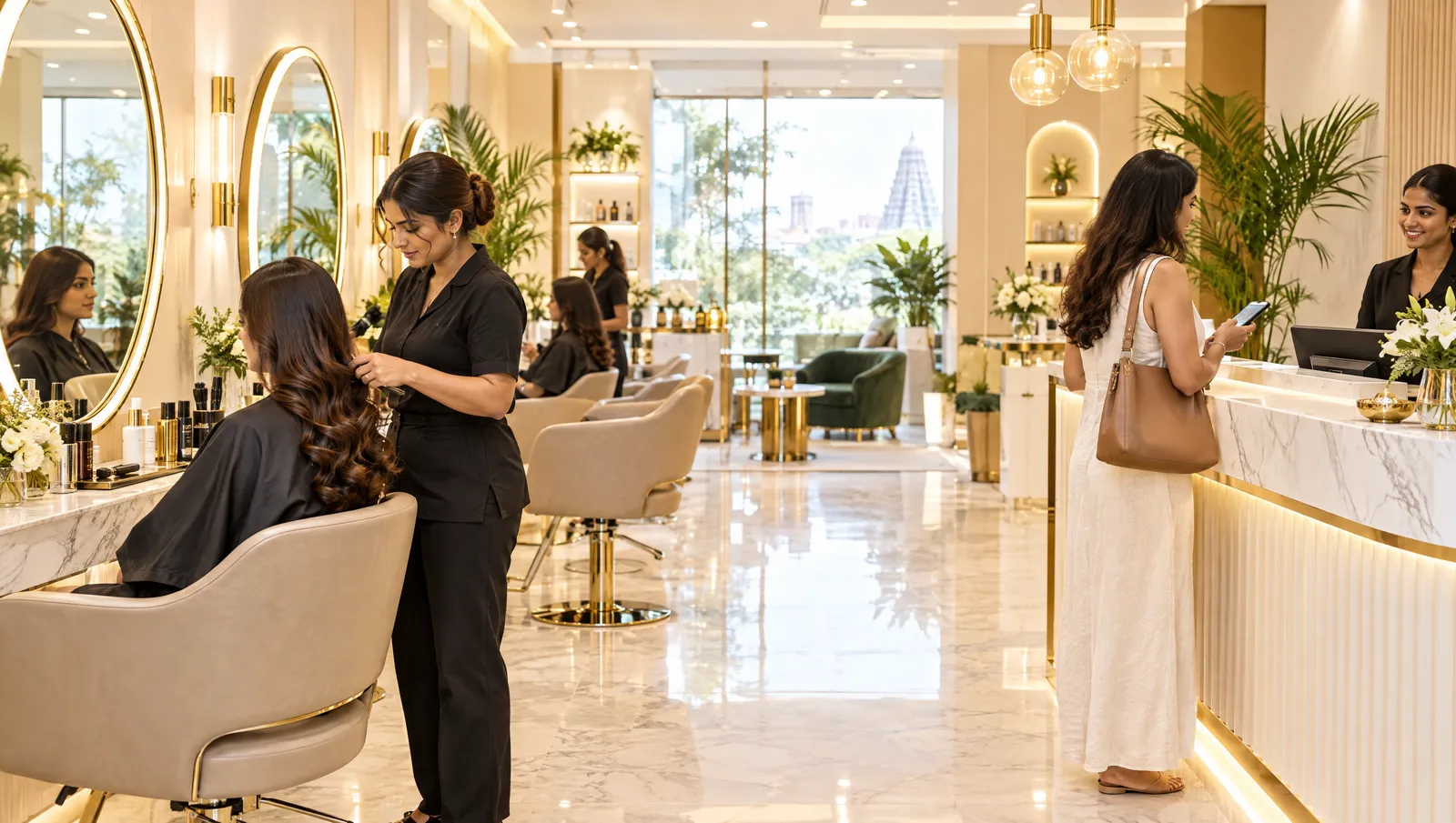 300+ organic walk-ins for a celebrity luxury salon