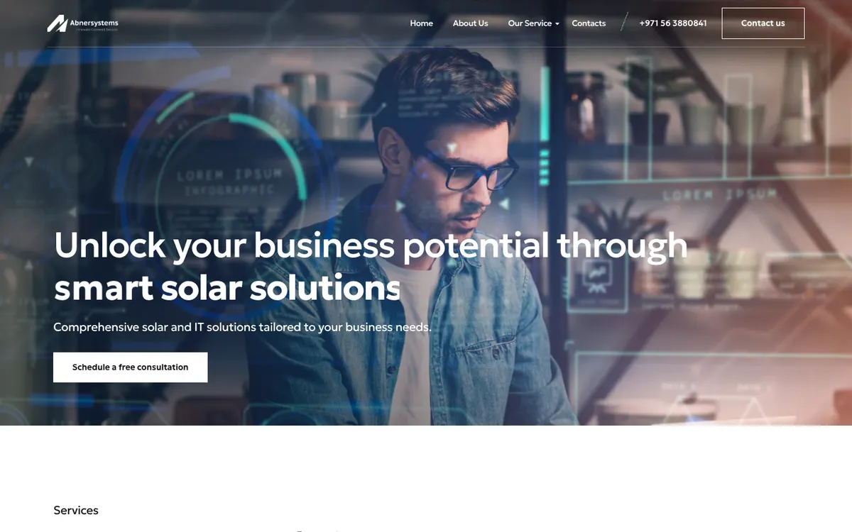 Abner Systems website