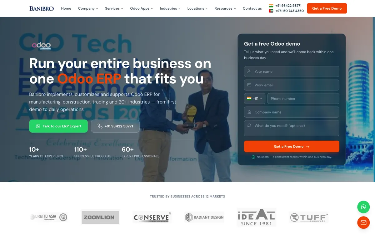 Banibro website