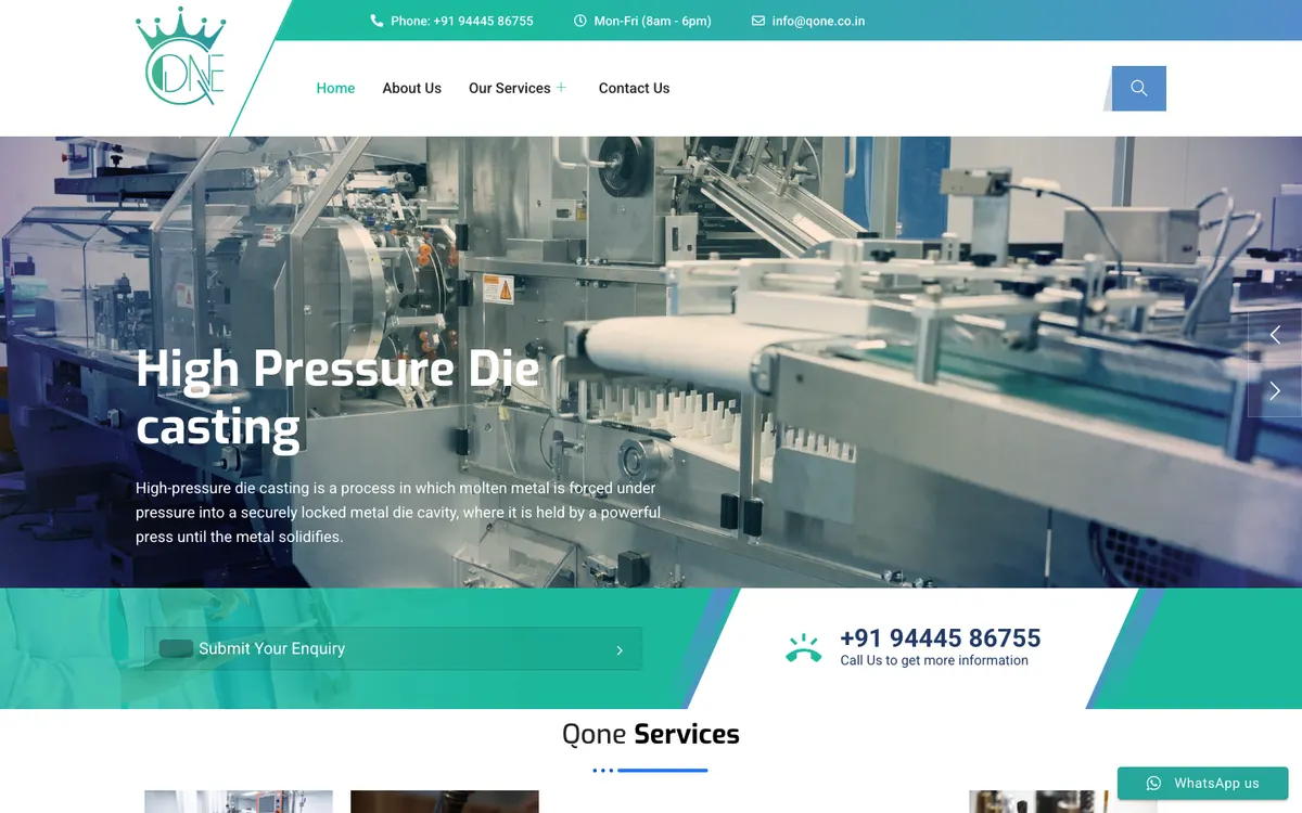 Quality One Networks (QONE) website