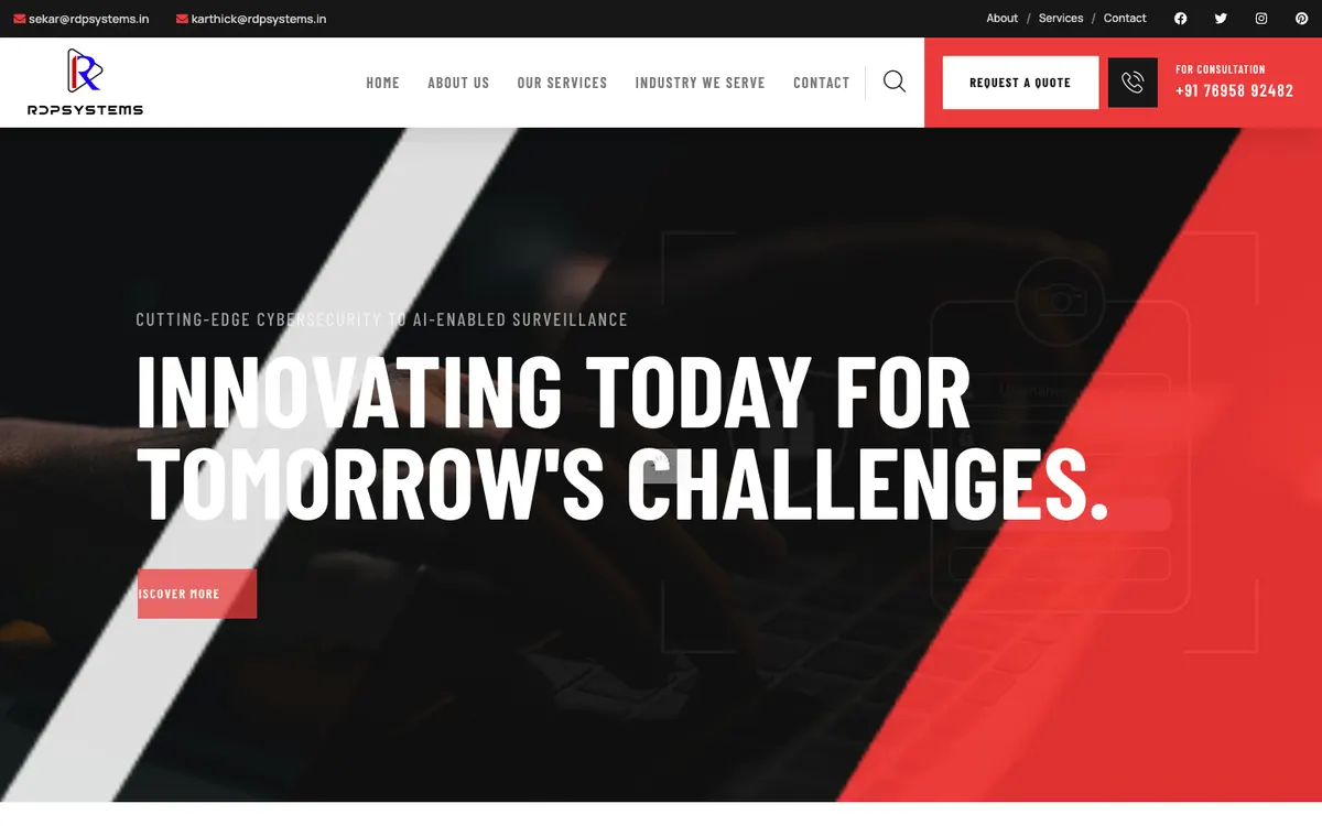 RDP Systems website